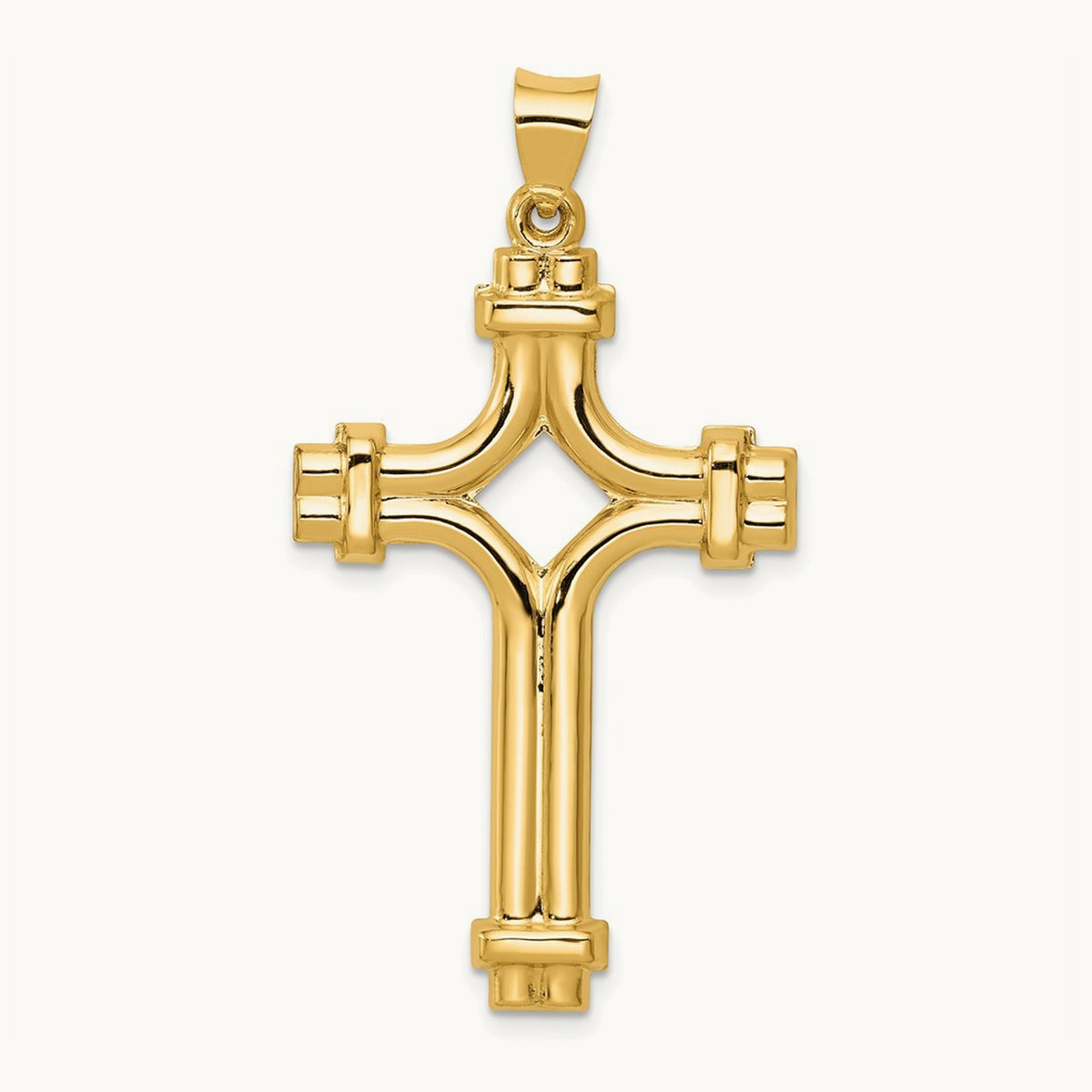 Polished Fancy Cross Pendant — photo set