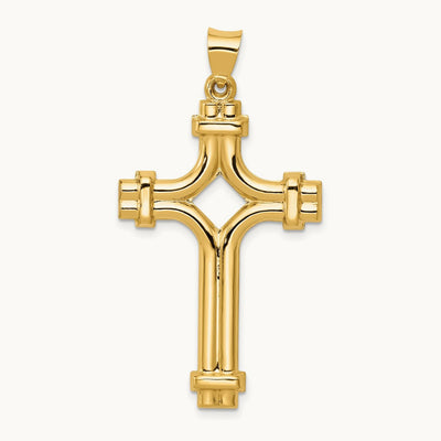 Polished Fancy Cross Pendant — photo set