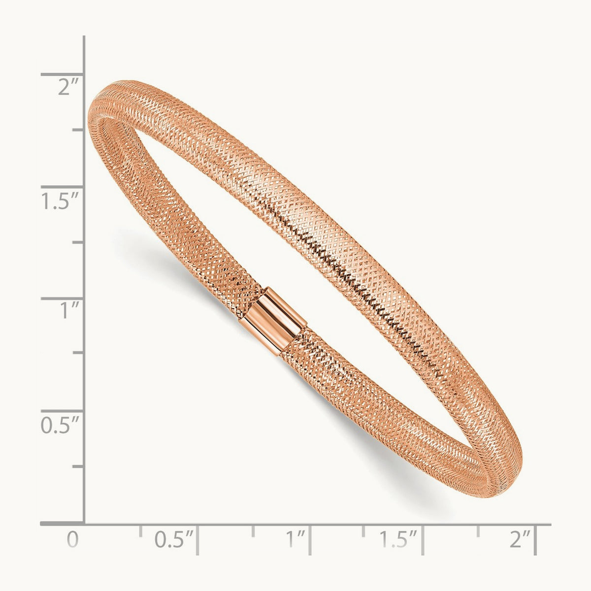 With Plating Polished Stretch Bracelet — 14K Yellow Gold