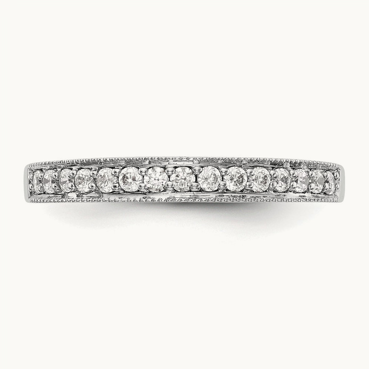 Diamond Band, 14K White Gold