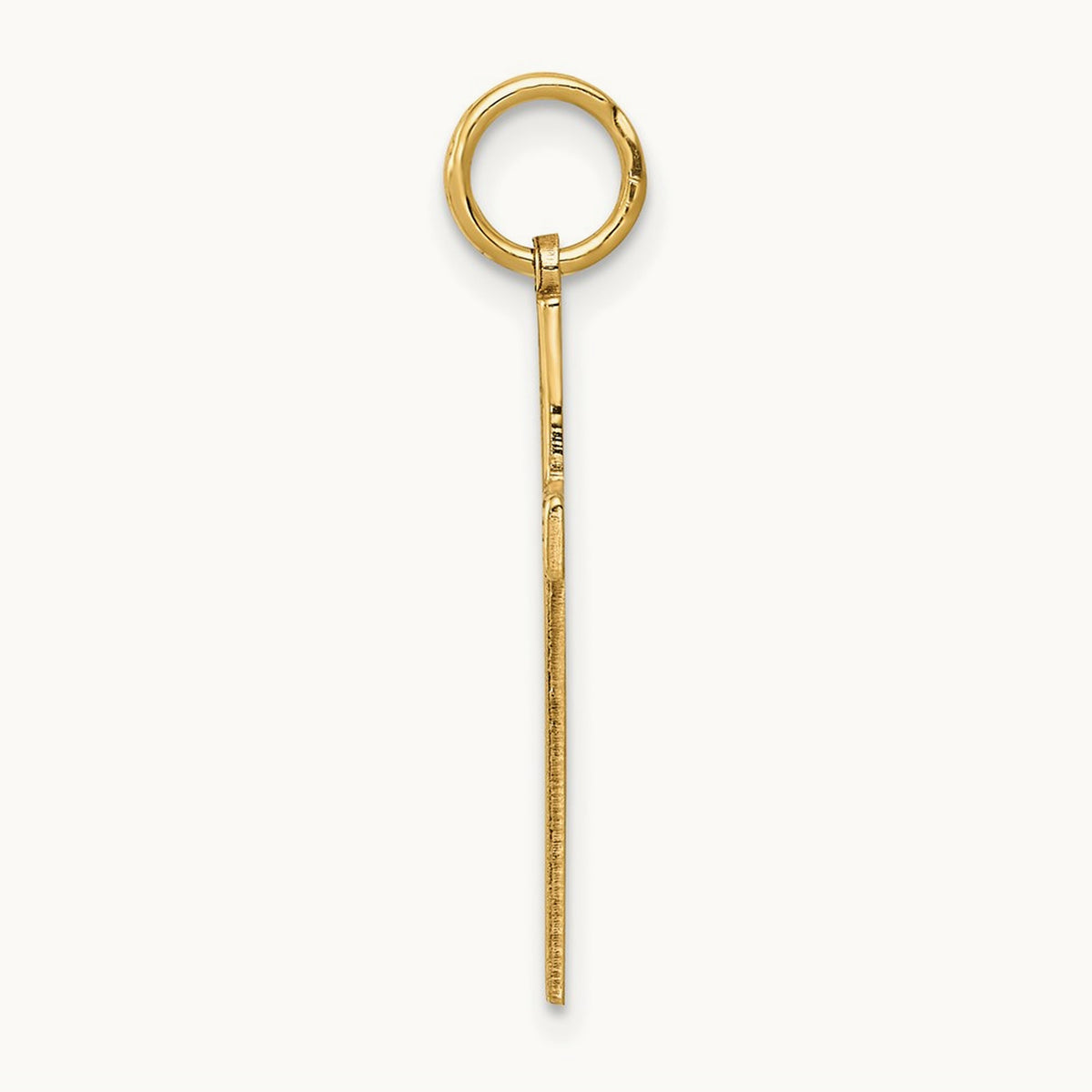 Laser Designed Cross Pendant, 14K