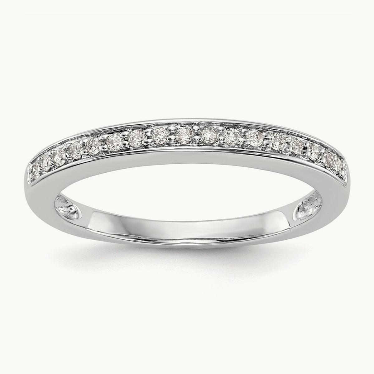 Diamond Band, 14K White Gold