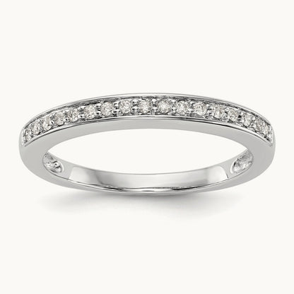 Diamond Band, 14K White Gold