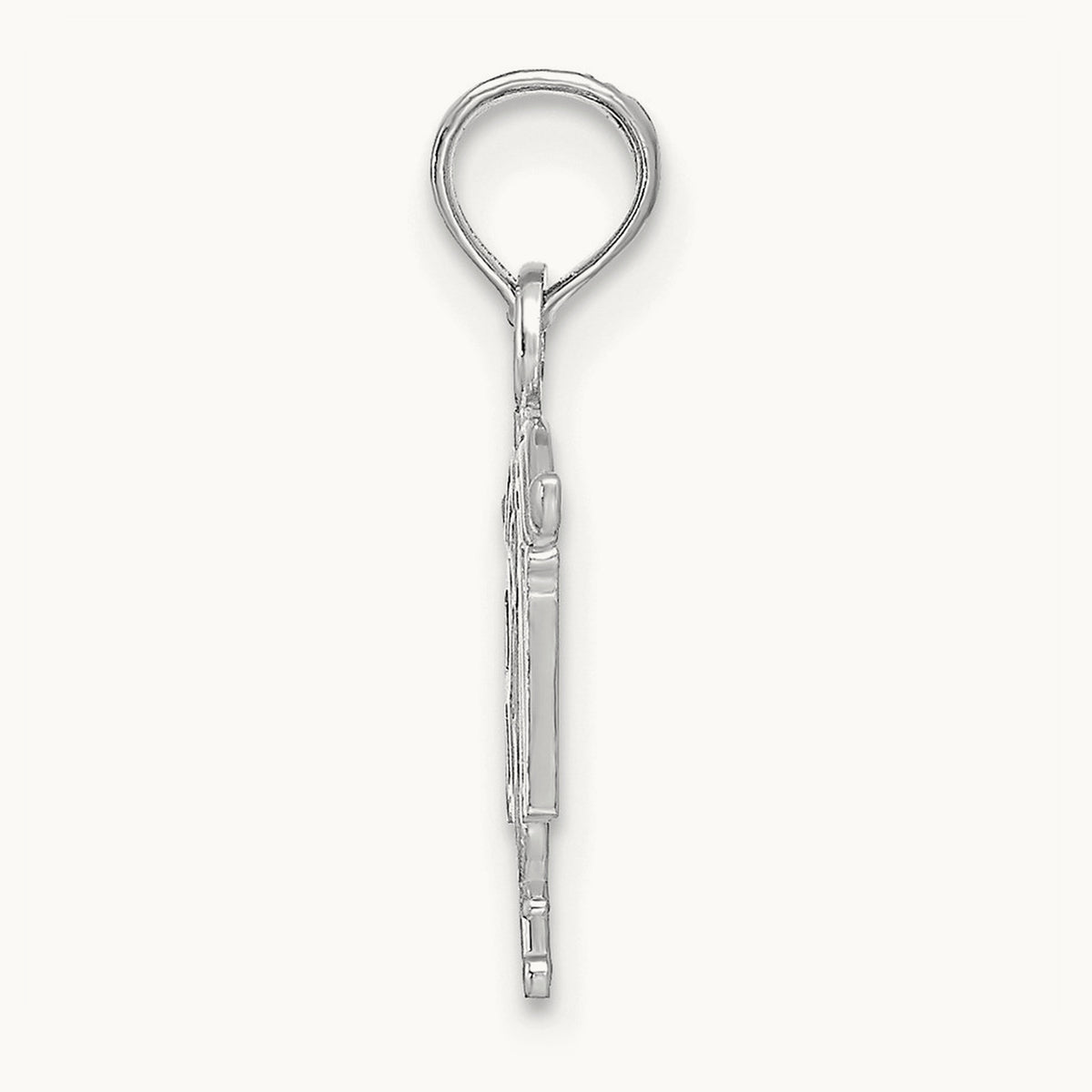 RN Registered Nurse Pendant — 14K White Gold