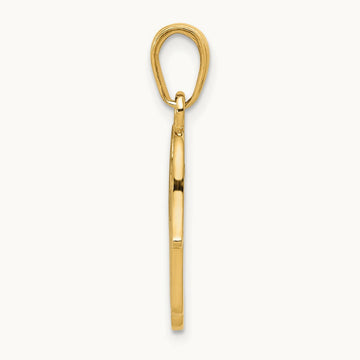 Jewish Hand of God w/Star of David Pendant, 14K
