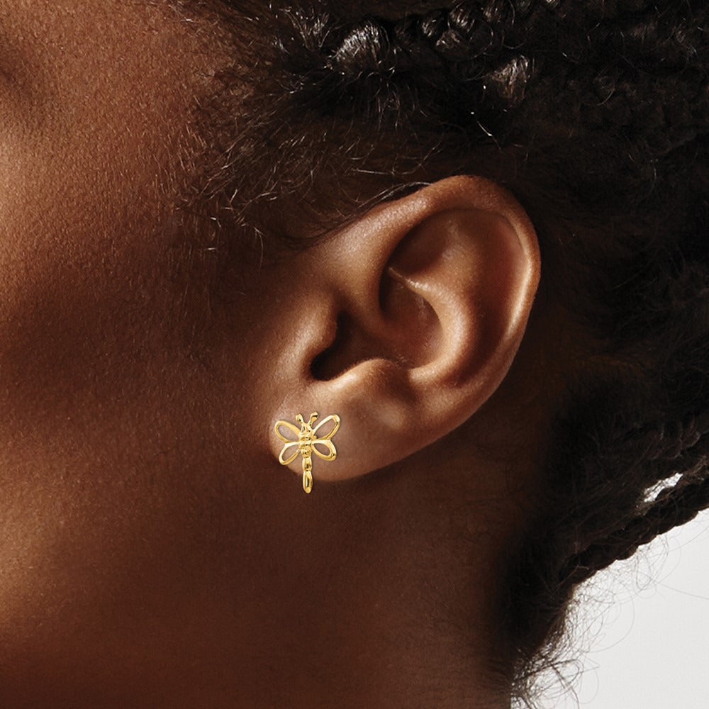 Dragonfly Post Earrings — 12mm