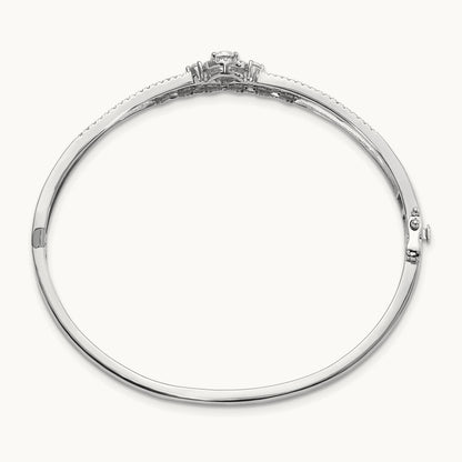 2 Strand Infinity & Round Bangle, 1.00 ct tw Lab-Grown Diamond