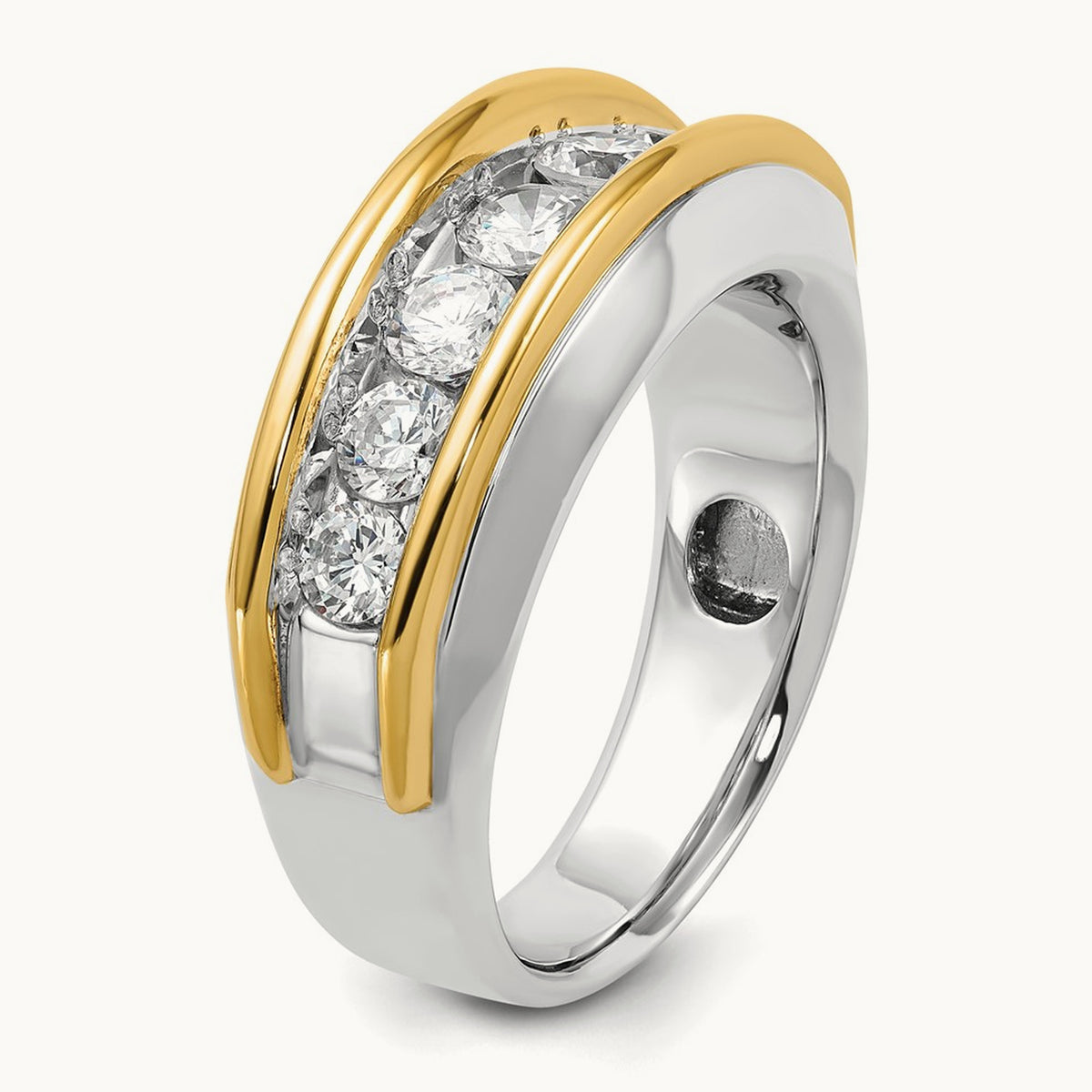 Men's Ring, 1.50 ct tw Lab-Grown Diamond