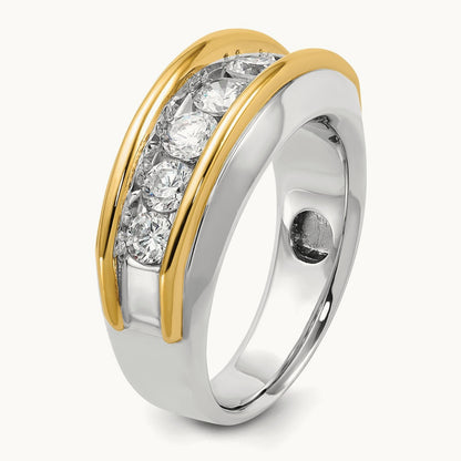 Men's Ring, 1.50 ct tw Lab-Grown Diamond