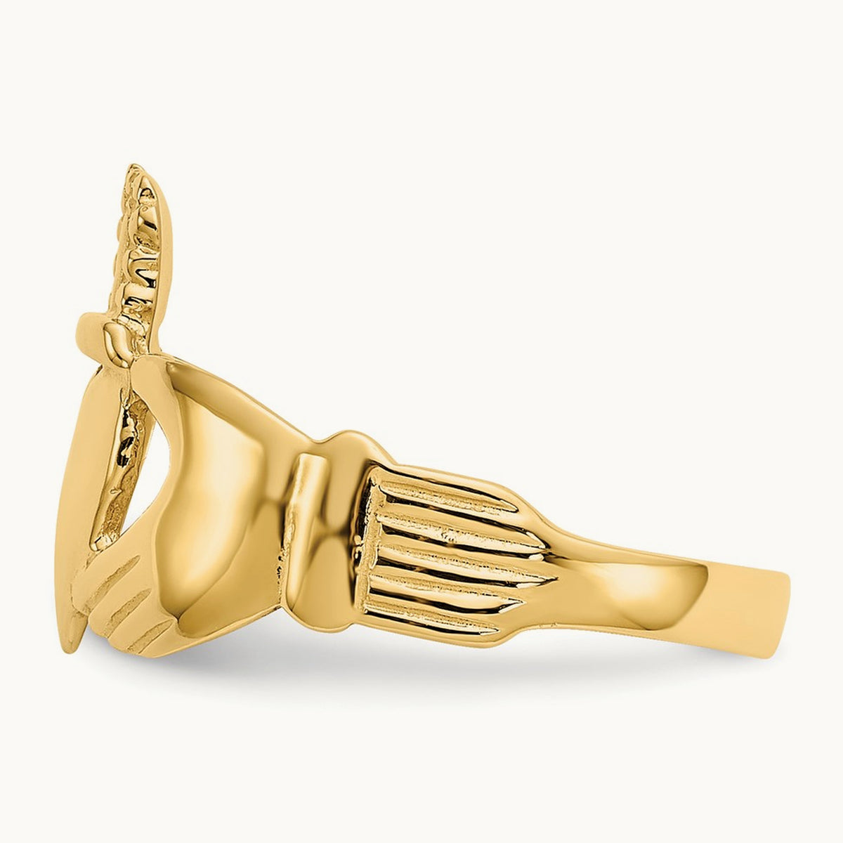 Ladies Claddagh Ring, 14K