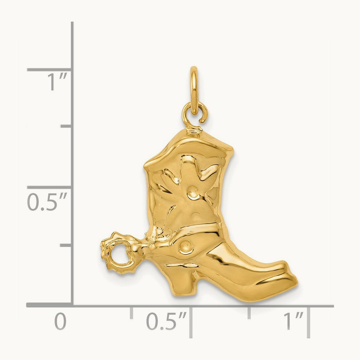 Boot Charm, 14K