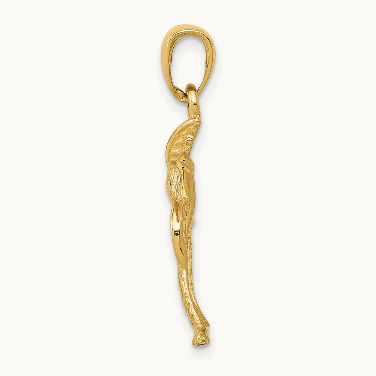 Palm Tree Pendant — 14K Yellow Gold
