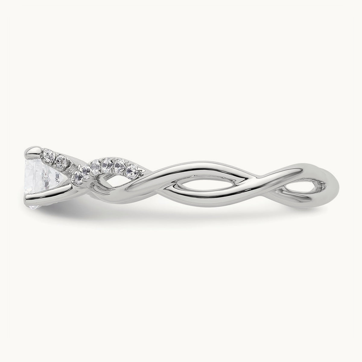 Bypass Engagement Ring, 0.50 ct tw Lab-Grown Diamond
