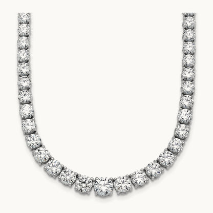 Graduated Tennis Necklace, 28.50 ct tw Lab-Grown Diamond