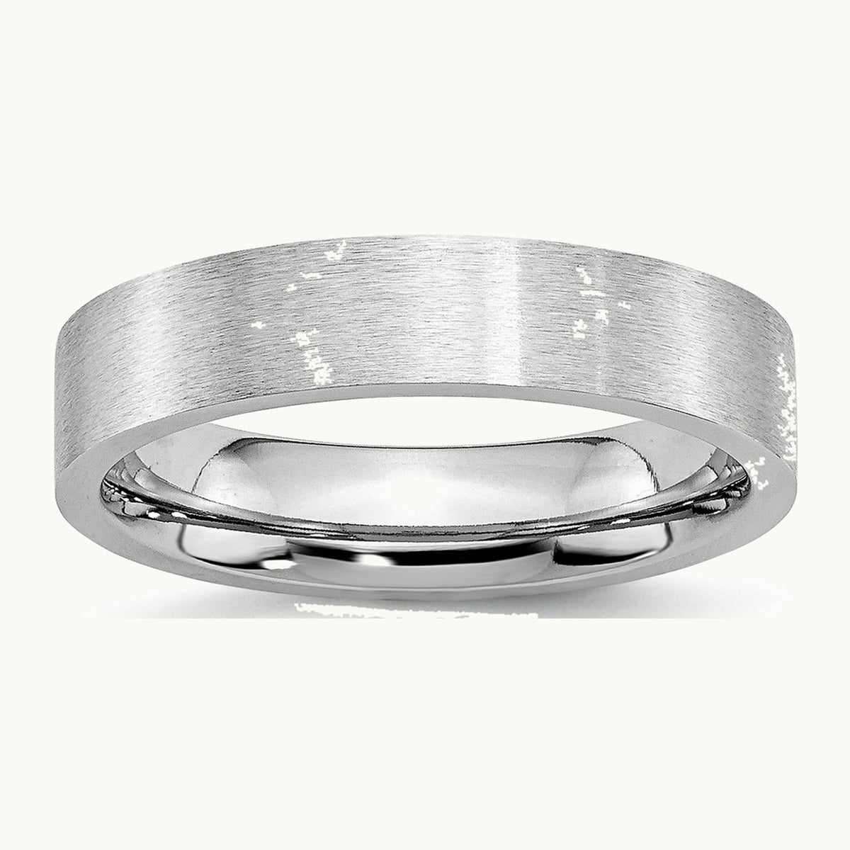 Chisel Cobalt Flat Satin 5mm Band