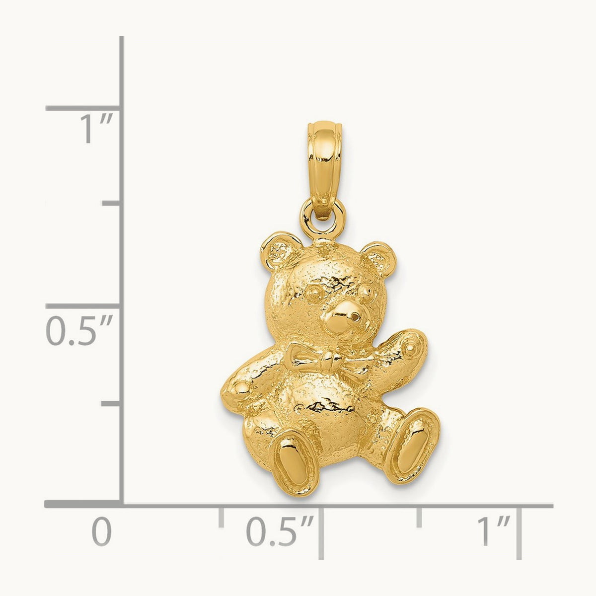 Teddy Bear Pendant — 24.55mm