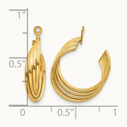 Polished Hoop Earring Jackets — photo set