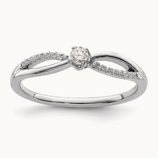 First Promise Diamond Complete Promise/Engagement Ring — photo set