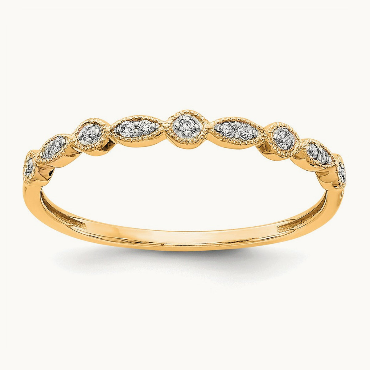 Diamond Ring, 14K Yellow Gold