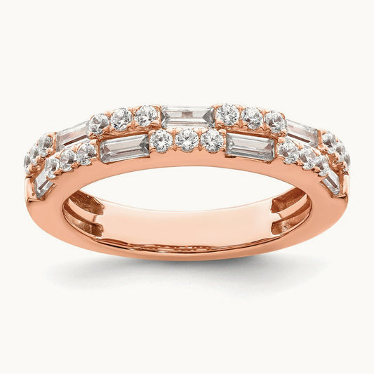 Complete Diamond Wedding Band — photo set