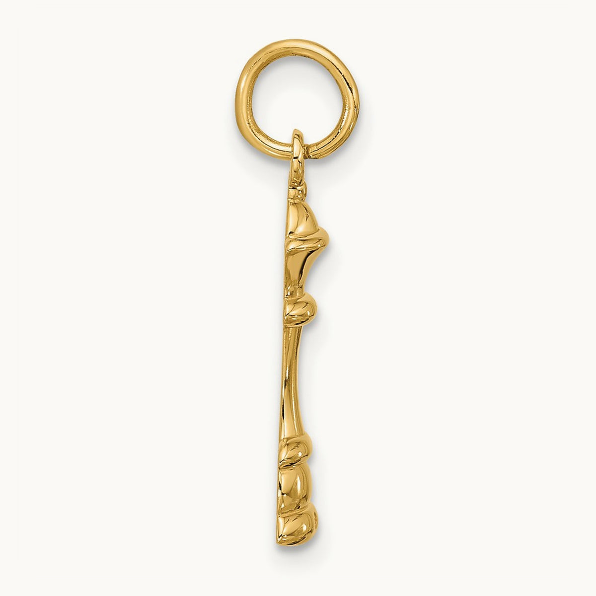 Fancy Queen Chess Piece, 14K Yellow Gold