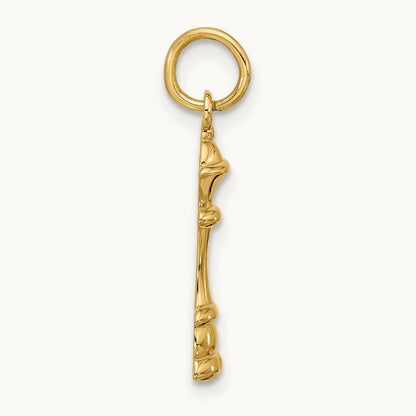 Fancy Queen Chess Piece, 14K Yellow Gold