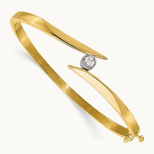 Bangle Bracelet, 0.25 ct tw Lab-Grown Diamond