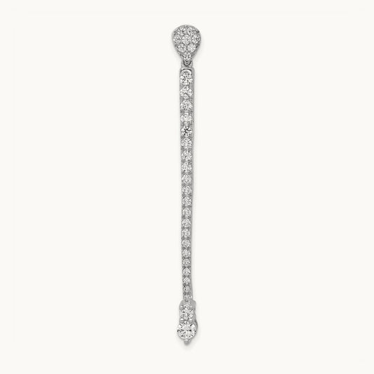 Fashion Bar Chain Slide, 1.00 ct tw Lab-Grown Diamond