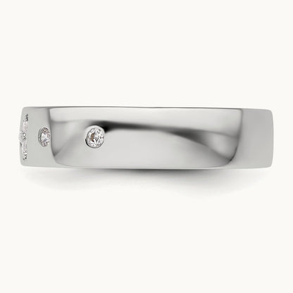 Diamond Womens Complete Wedding Band — photo set