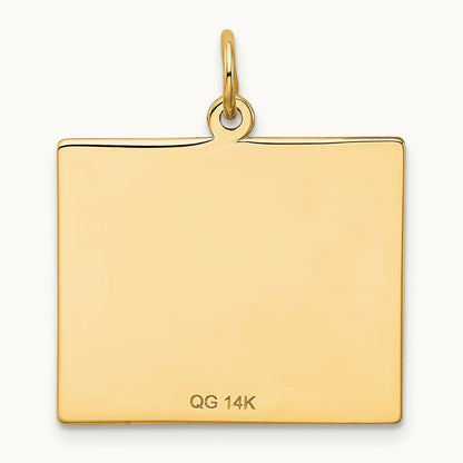 Friday the First Day Calendar Pendant, 14K