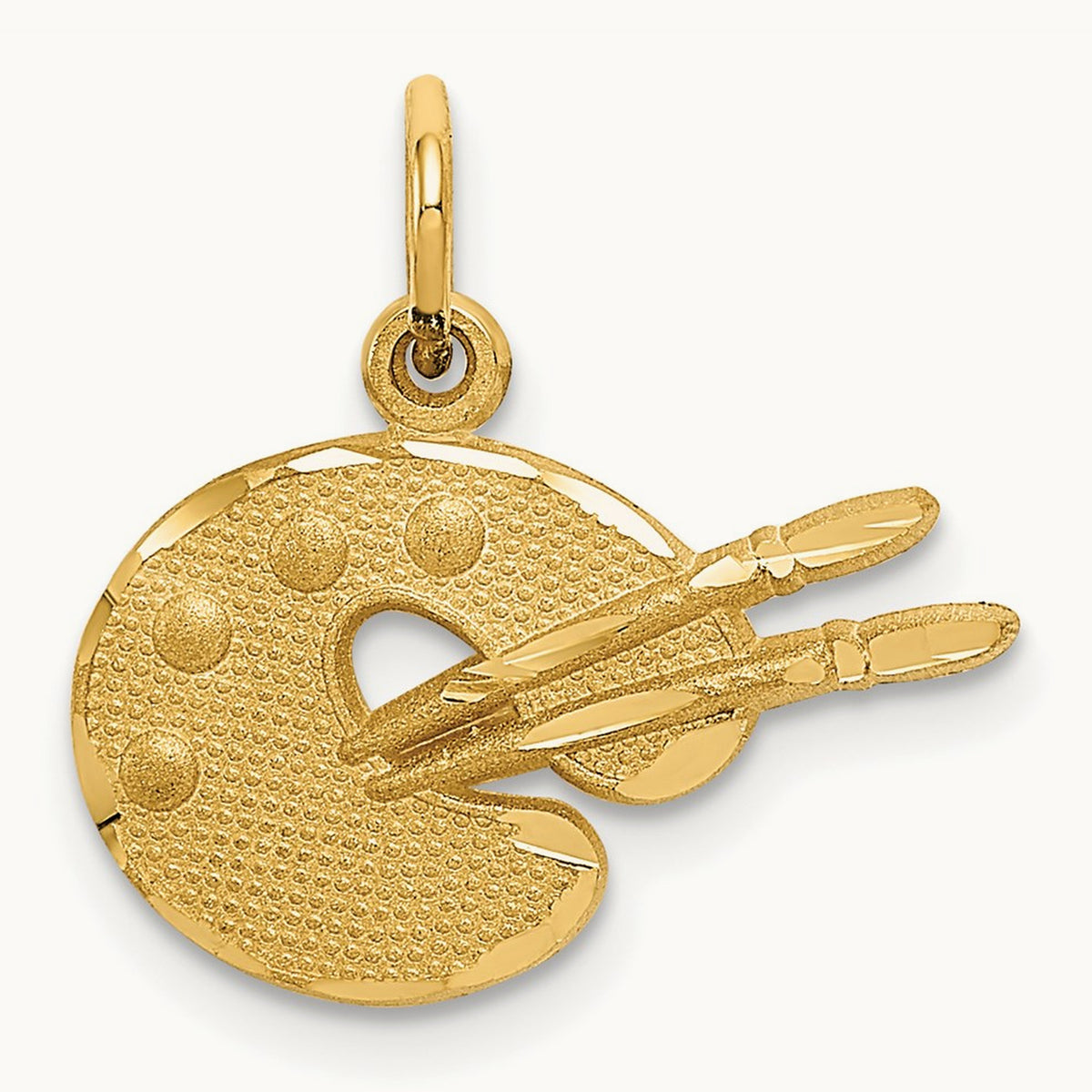 Artist Palette Charm, 14K