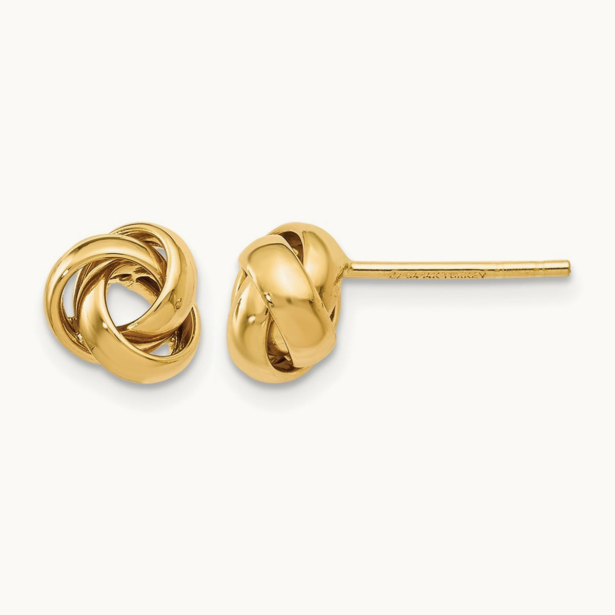 Polished Post Earrings — Leslie's — 14K Yellow Gold