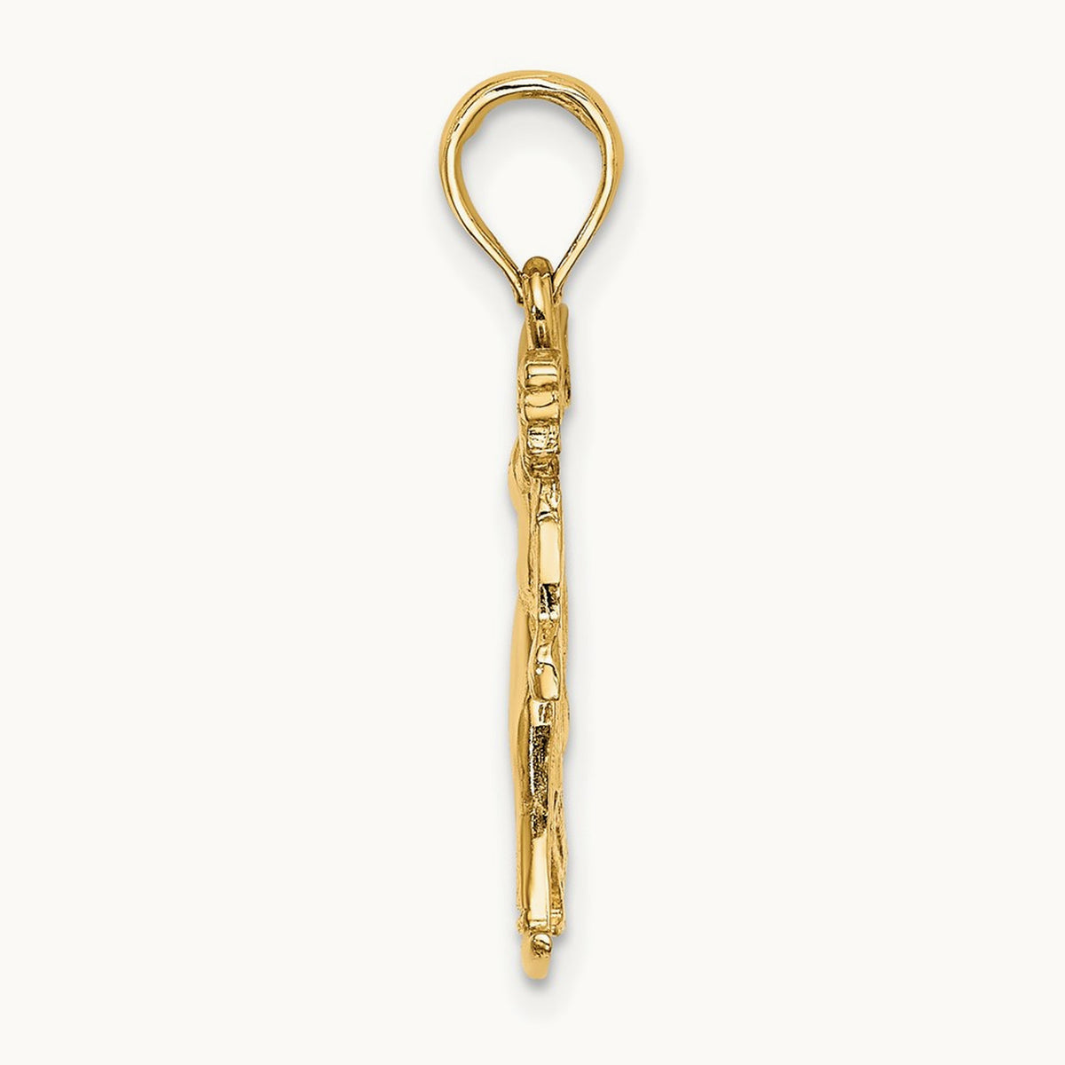 Male Bowling Charm, 14K