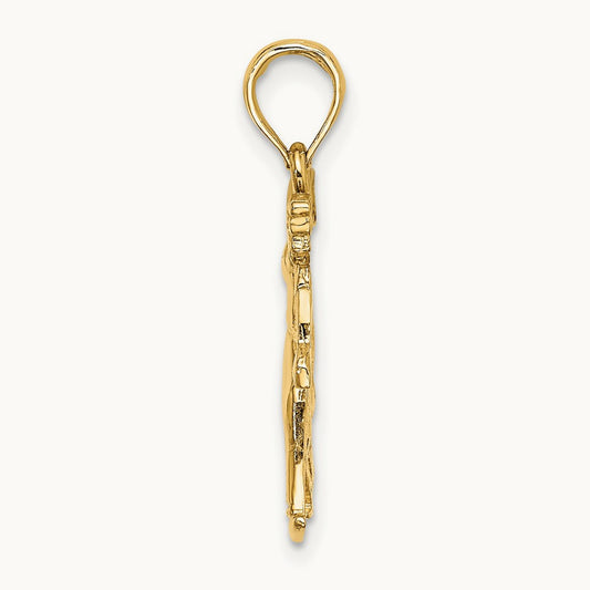 Male Bowling Charm, 14K
