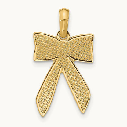 Fancy Full Hair Bow, 14K