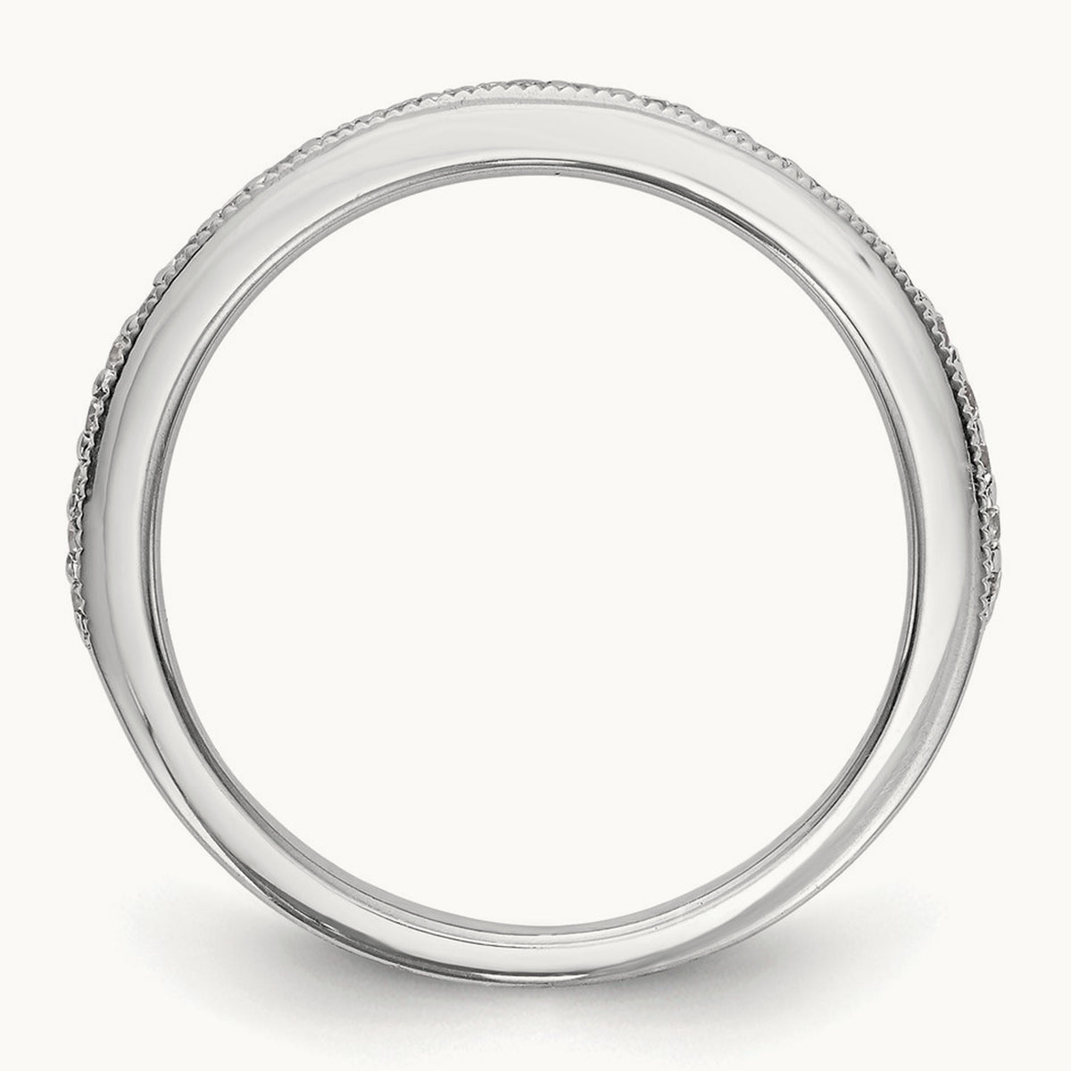 Diamond Band, 14K White Gold
