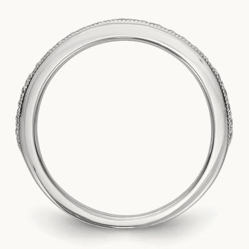 Diamond Band, 14K White Gold