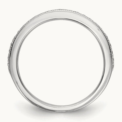 Diamond Band, 14K White Gold