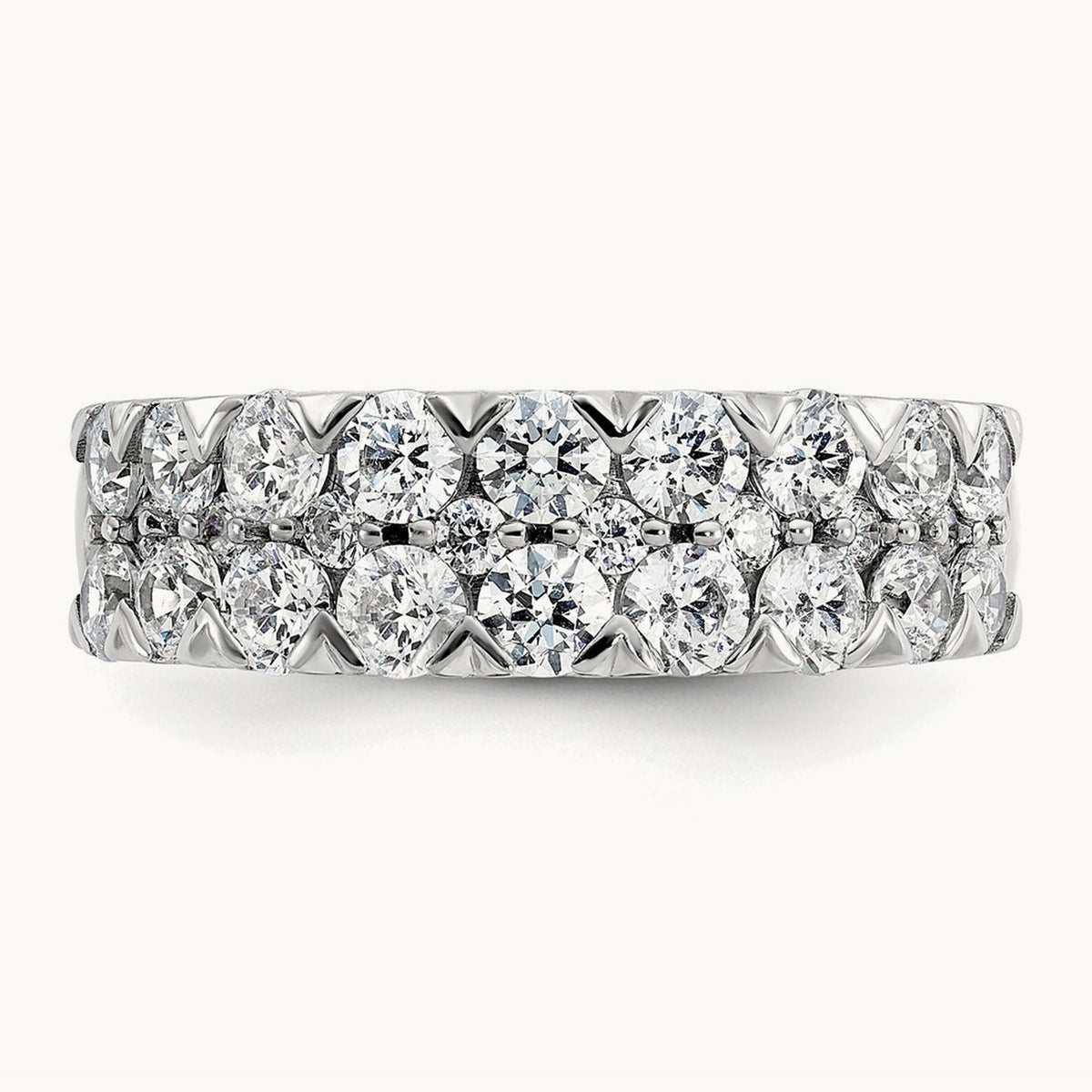 Double Row Band — 2 ct, 7
