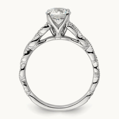Semi-Mount Engagement Ring, 0.20 ct tw Lab-Grown Diamond