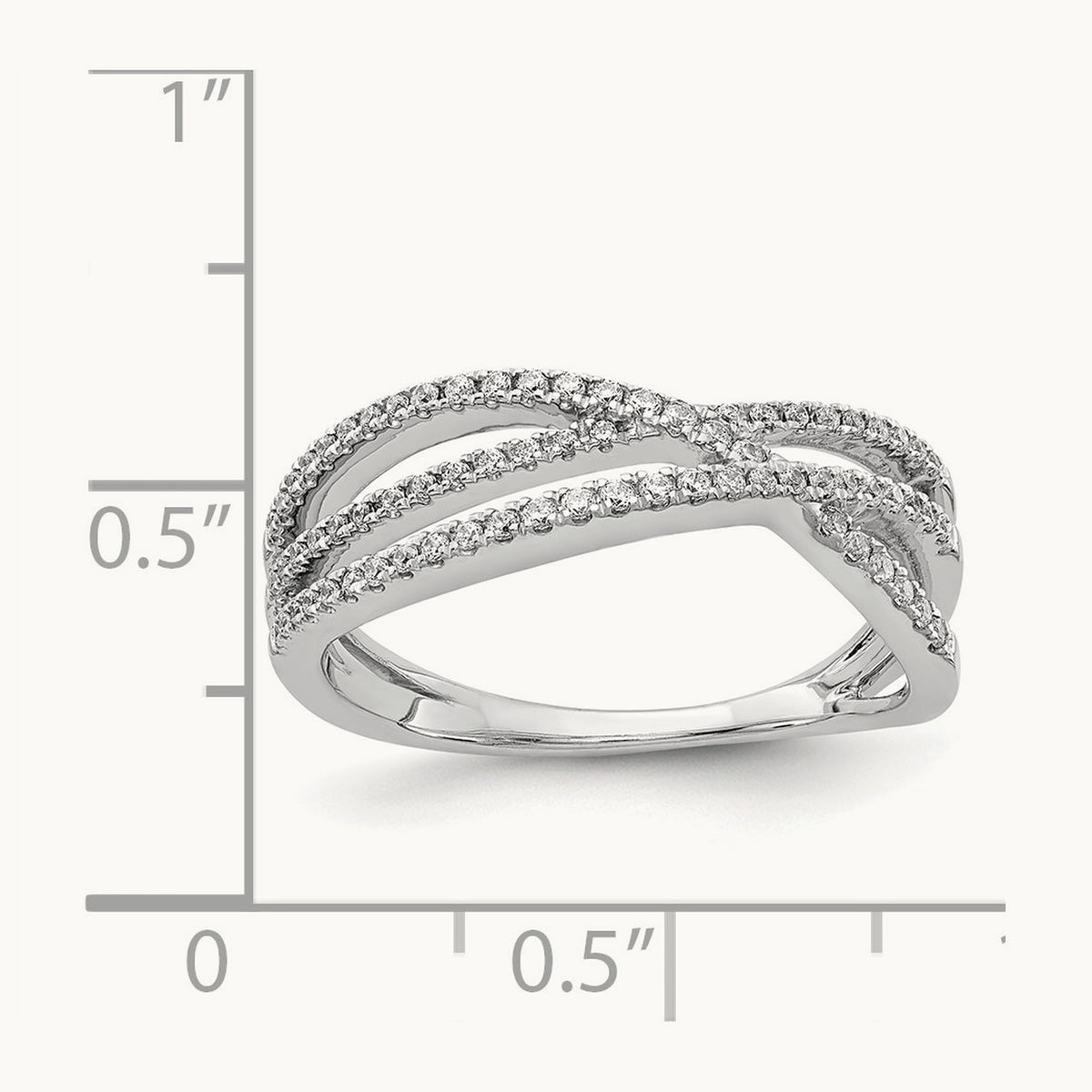 Diamond Ring, 14K White Gold