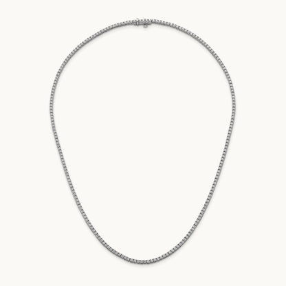 Straight Tennis Necklace, 4 1/2-6 ct Lab-Grown Diamond