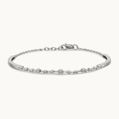 Diamond Bangle Bracelet — photo set