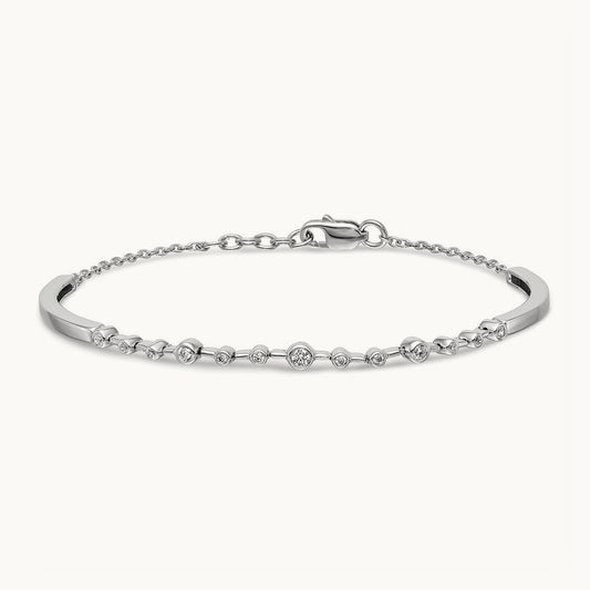 Diamond Bangle Bracelet — photo set