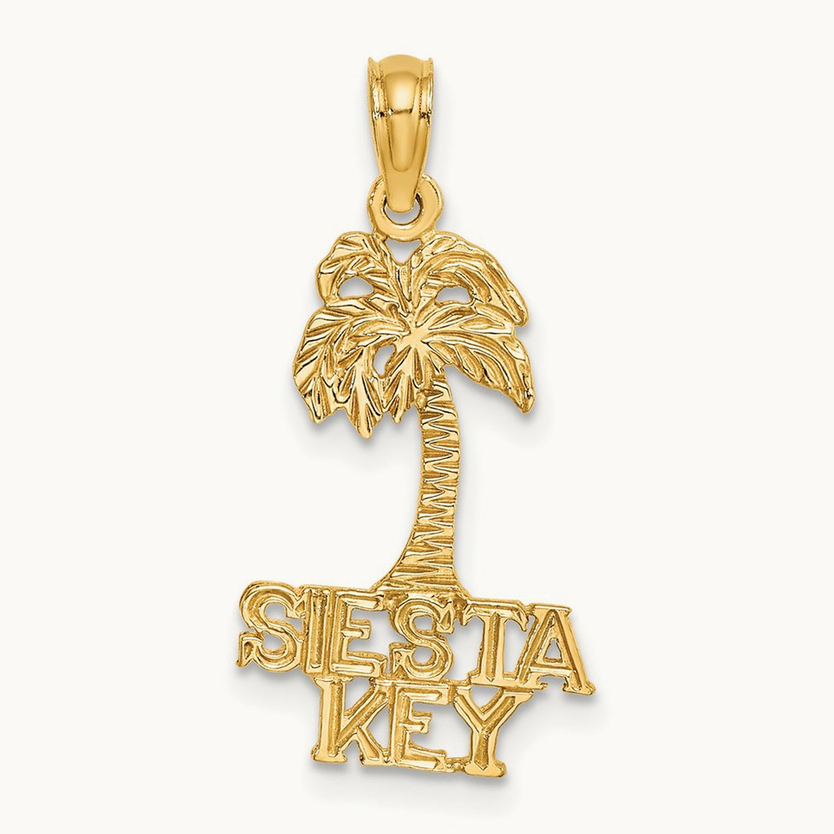 SIESTA KEY Palm Tree Charm, 14K