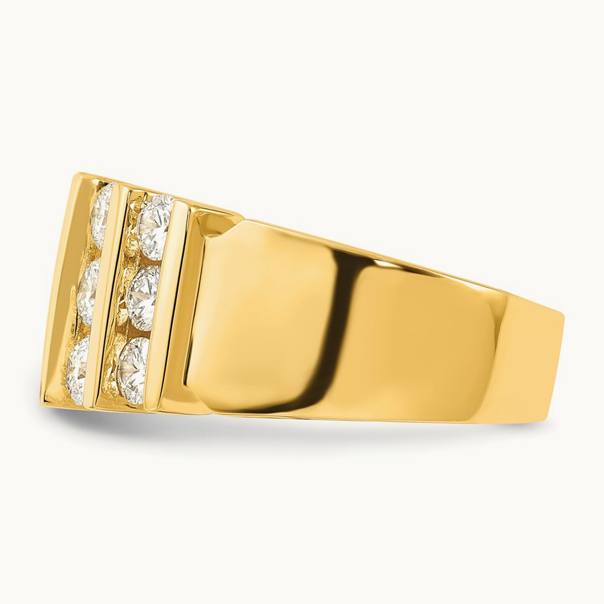 Fashion Band, 1.00-3.00 ct tw Lab-Grown Diamond — 2 ct, 14K Yellow Gold