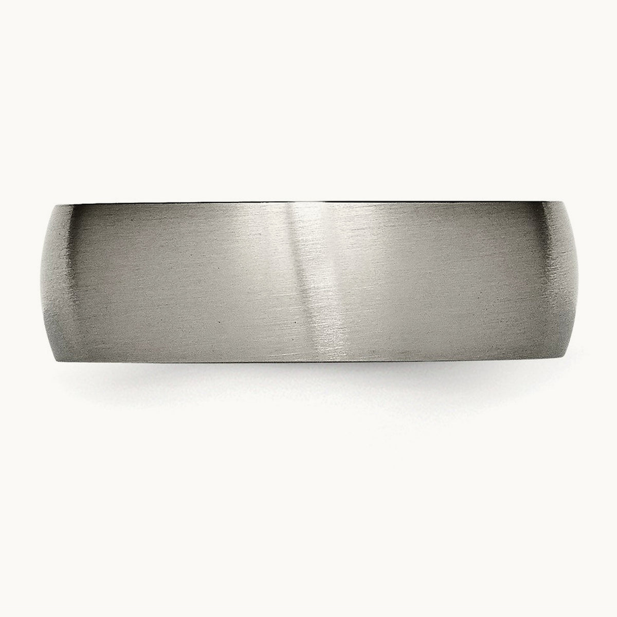 Brushed Half Round Band — 7mm
