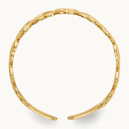 Open Hearts Toe Ring, 14K