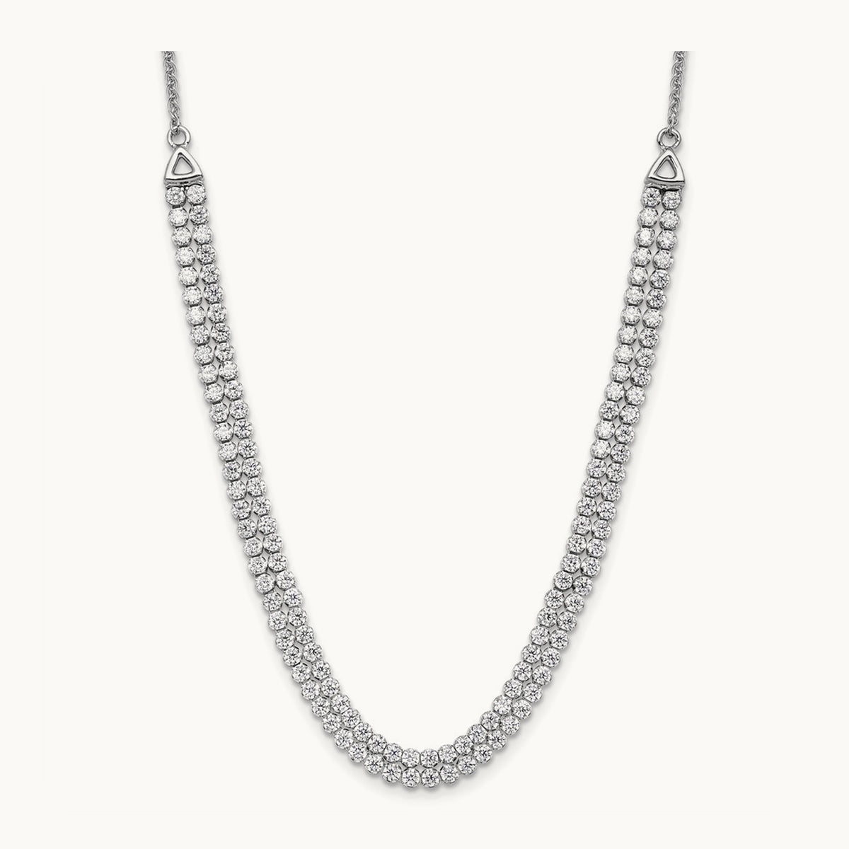 Adjustable Tennis Bolo Necklace, 3.25 ct tw Lab-Grown Diamond