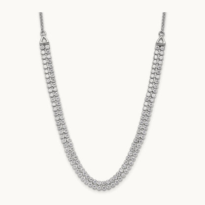Adjustable Tennis Bolo Necklace, 3.25 ct tw Lab-Grown Diamond